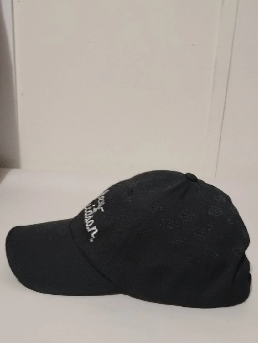 Harley-Davidson Black Cap with White Script Logo